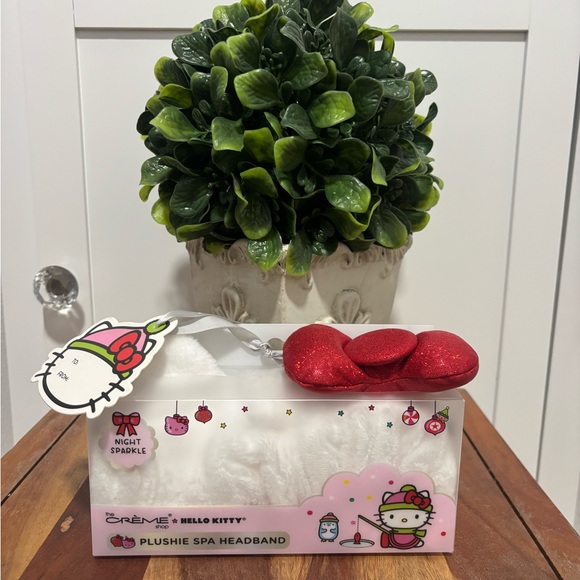 Hello Kitty White and Red Spa Headband-by The Crème Shop NWT - Picture 1 of 6